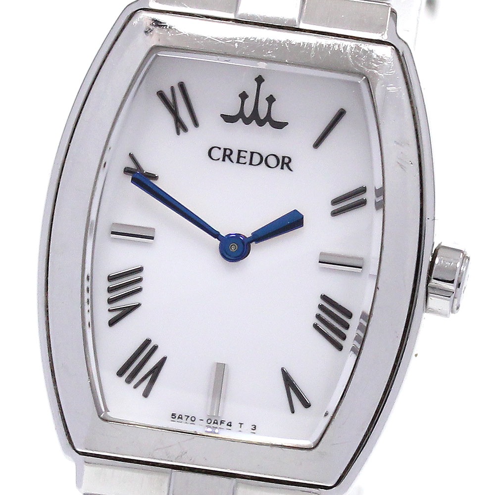 セイコー SEIKO GSWE977/5A70-0AE0 クレドール アクア クォーツ レディース _868183【中古】