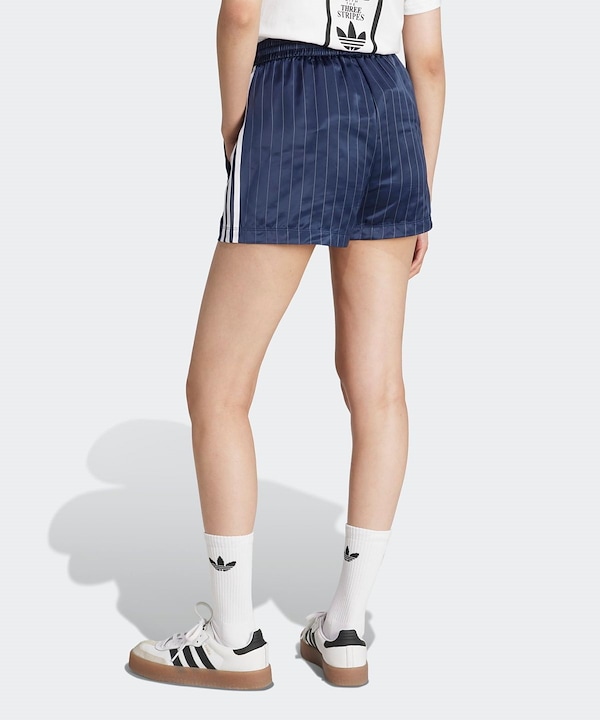 ★adidas/ピンストライプ サテン ショート パンツ★ adidas PIN-STRIPE SATIN SHORTS / アディダス ピン ストライプ