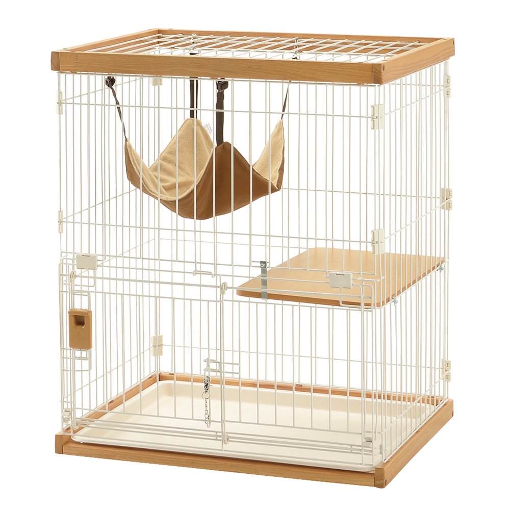 木製お掃除簡単キャットサークル　ＸＳ　ライトブラウン　ＣＲＣ30―53―30―00―00