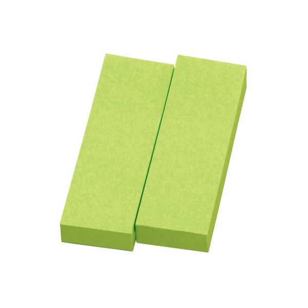 (まとめ) ライオン事務器ふせん［リペタ］ 貼ってはがせるメモ 76.2×25.4mm グリーン RL-131パック（2冊） (×50セット)