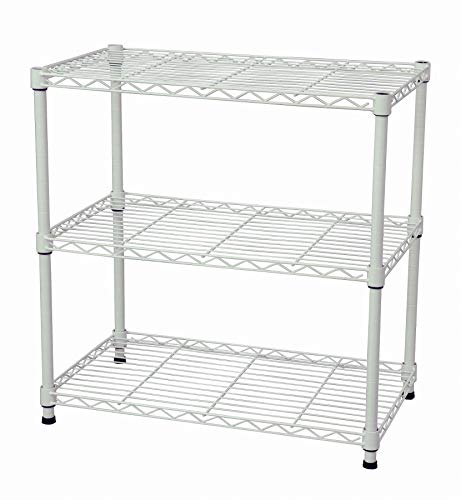 エイアイテック(AITECH)メタルラック本体 ホワイト 60x35x61.8cm 19φスチールラ