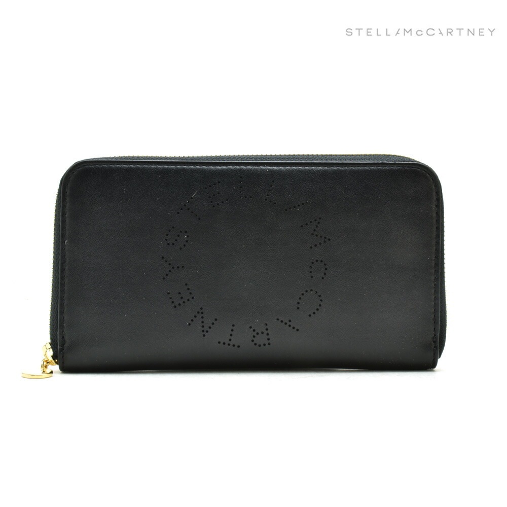 ステラマッカートニー STELLAMcCARTNEY 502893W9923/1000 アルターナッパ ラウンドファスナー長財布 ウォレット ブラック 黒[502893w9923-1000]