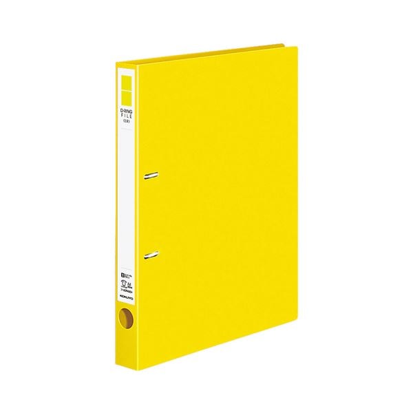 (まとめ) コクヨ Dリングファイル（ER） A4タテ 2穴 200枚収容 背幅34mm 黄 フ-UDR420NY 1冊 (×30セット)