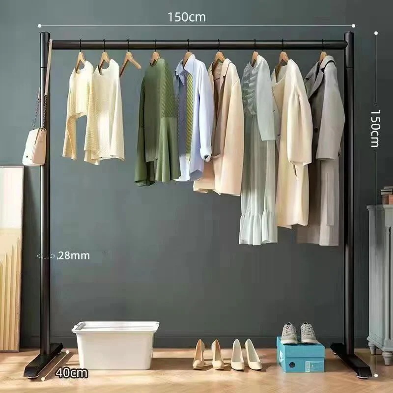 ハンガーラック　洋服掛け　ラック　ハンガー　大容量　省スペース　洋服掛けスタンド　衣類収納　組立簡単　選べる６サイズ　２カラー パイプハンガー