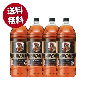 【送料無料 4本セット】ブラックニッカ クリア 4000ml4本 ケース ブレンデッド ウイスキー