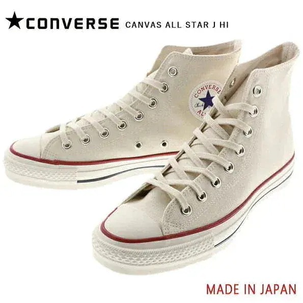 正規品 キャンバス オールスター ジャパン ハイ CVS ALL STAR J HI ナチュラルホワイト
