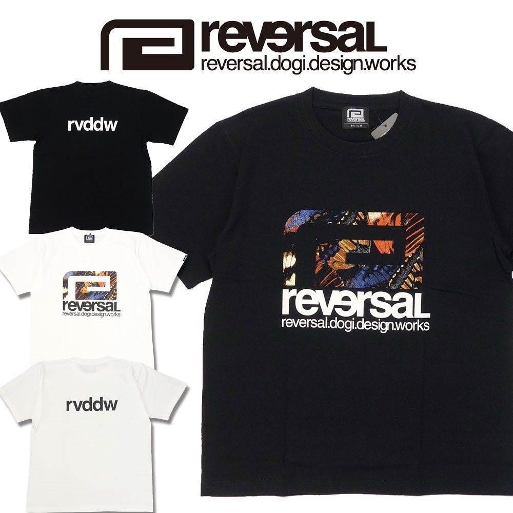 REVERSAL/リバーサル半袖Tシャツ バタフライ ビッグマークロゴ/BUTTERFLY BIG MARK COTTON TEE