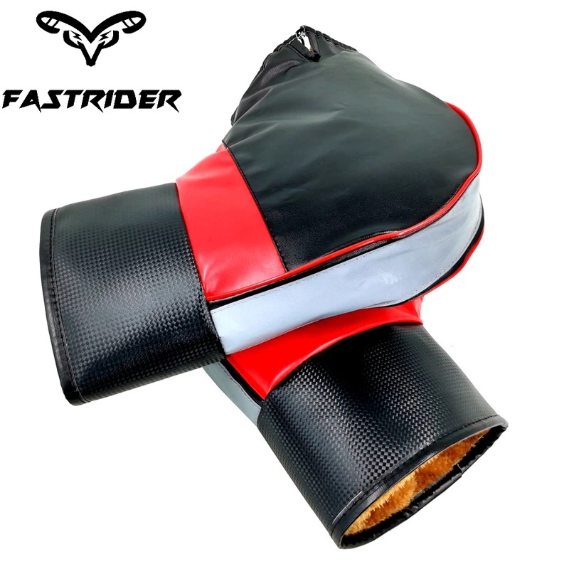 納期21日防風バイクハンドルバー,冬用バッテリーカバー,フロントガラス,ウインドブレーカー,暖かいハンドル,厚い反射ストリップ