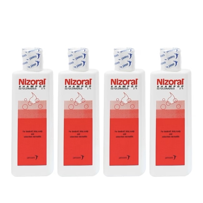 ニゾラール シャンプ 2% 100ml x 4個(400ml)