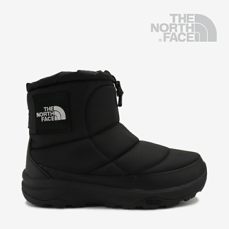 ヌプシ ブーティ ウォータープルーフ ロゴ ショート/TNF ブラックｘTNF ホワイト（NF52280）