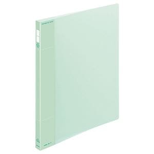 (まとめ) コクヨ ポップリングファイル(スリム) A4タテ 2穴 100枚収容 背幅21mm 緑 フ-PS410G 1冊 (×10セット)