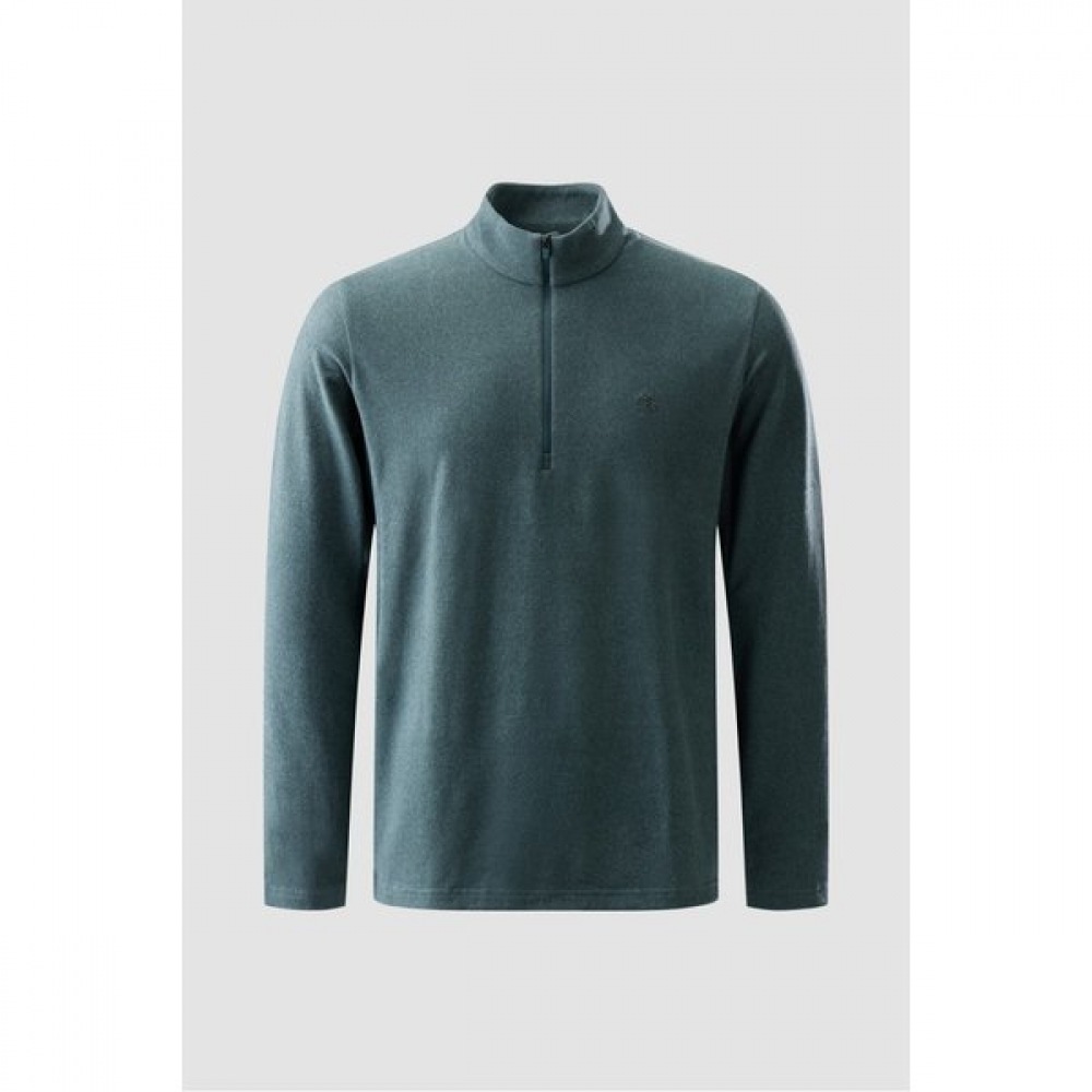 コオロンスポーツ 冬用 メンズ ベーシック ジップアップTシャツ JWTBW24251GGR