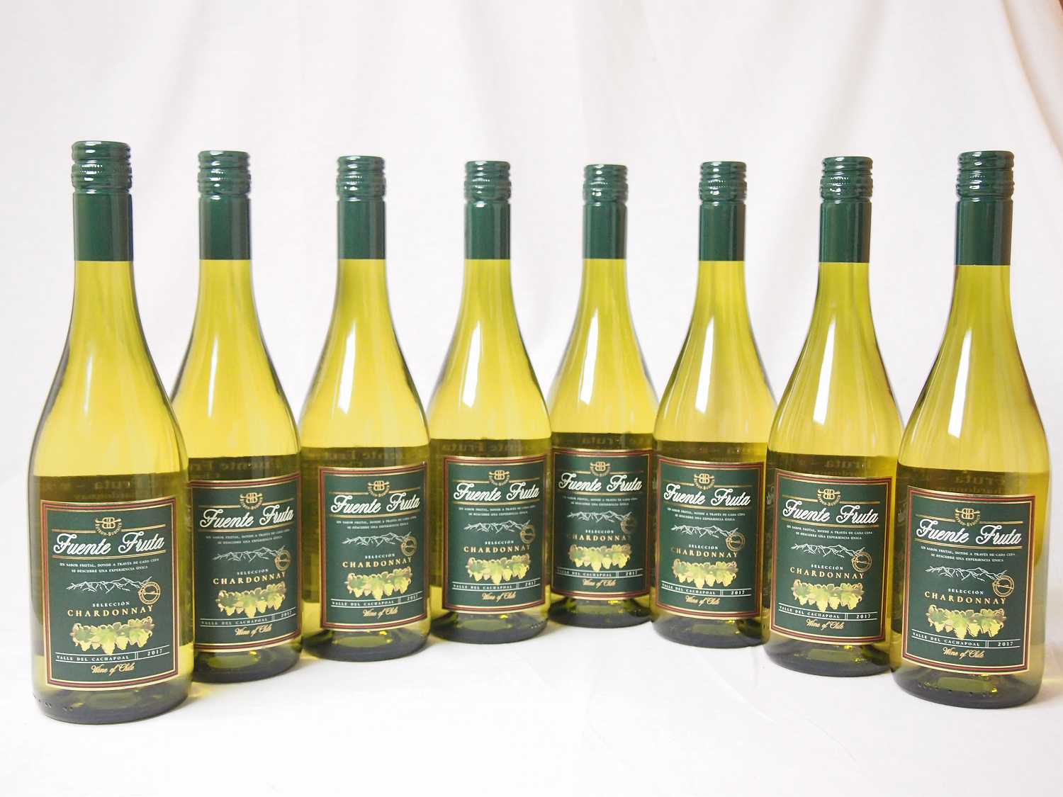 8本セットチリ産白ワイン フエンテフルータ　カベルネ　 白(チリ)750ml8本