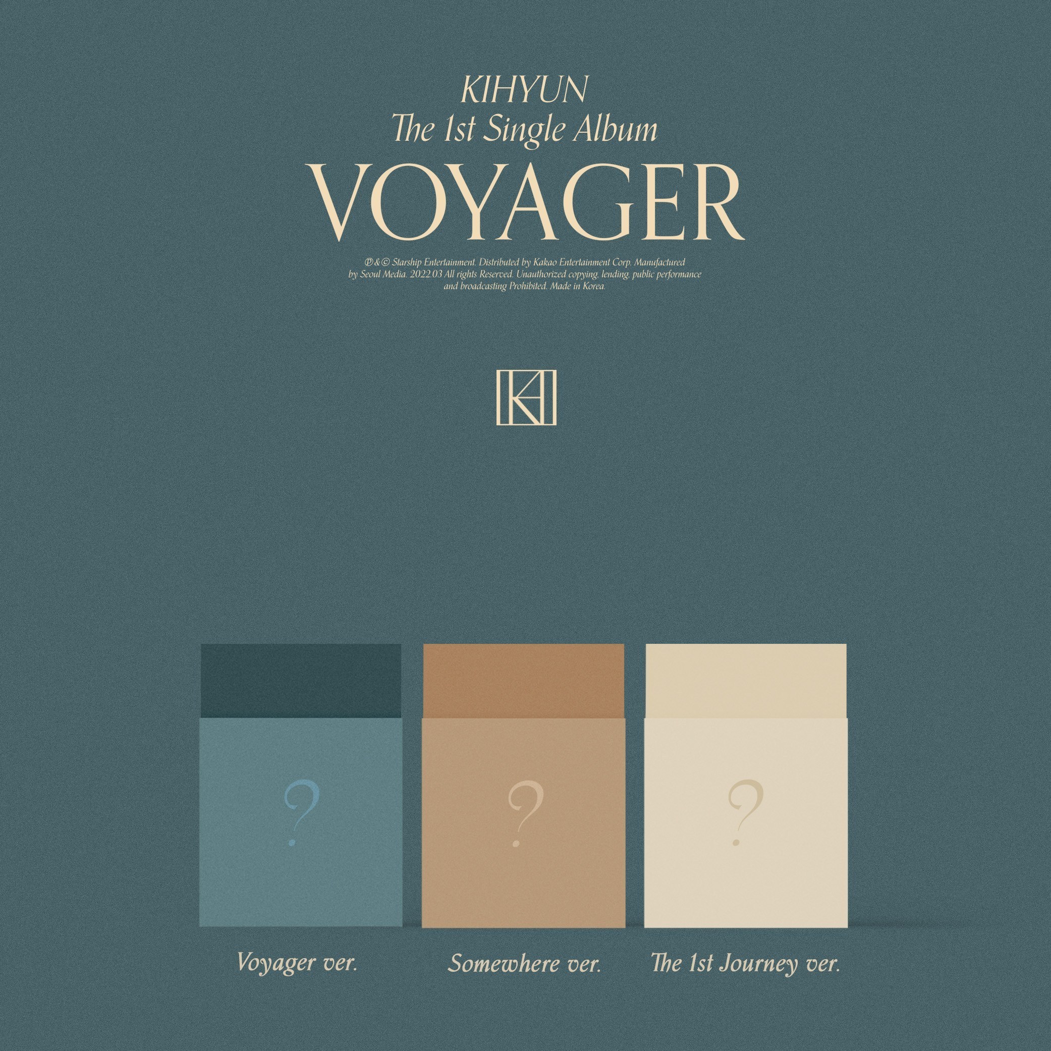 KIHYUN シングル 1stアルバム VOYAGER ランダム1種