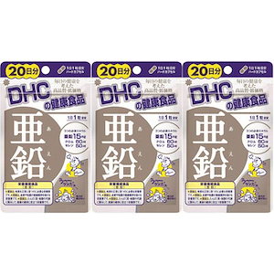 ＤＨＣ　亜鉛２０日分　3個セット メール便