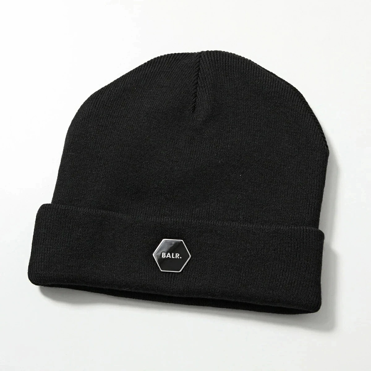 BALR. ボーラー ニット帽 HEXLINE BADGE BEANIE ヘクスライン バッジ ビーニー B6120.1009 メンズ ニットキャップ メタルロ 6,971円