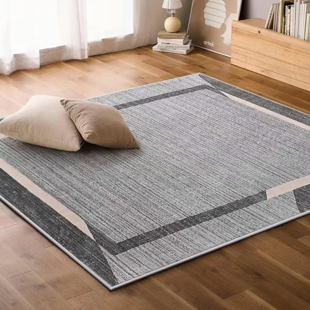 Calore カーペット ラグ ラグマット 北欧 幾何学模様 絨毯 カシミヤのような質感 ウィルトン織り 滑り止め付 防臭 防ダニ しっかり 丈夫 ライン柄 オールシーズン 床暖房 ホットカーペット対