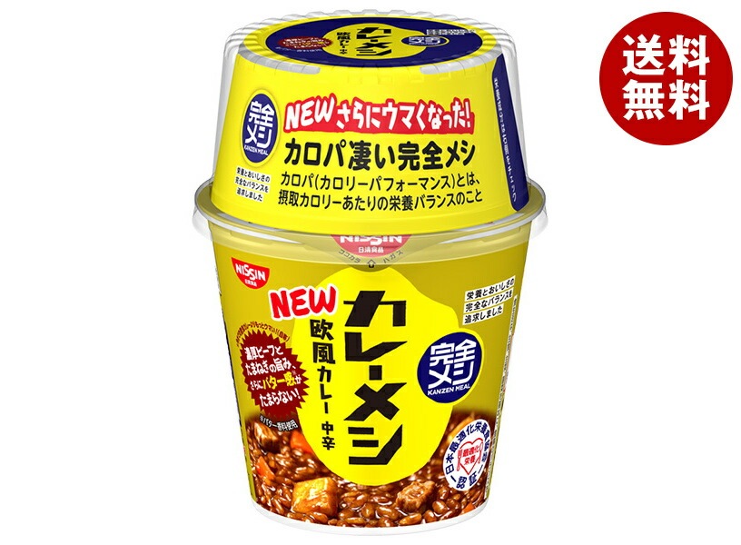 日清食品 完全メシ カレーメシ 欧風カレー 119g＊6個入＊(2ケース)
