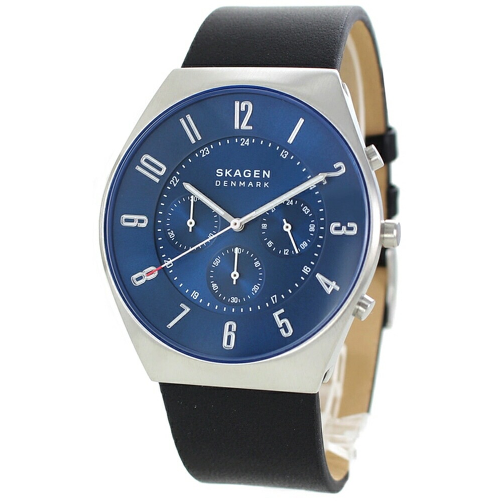 スカーゲン 北欧 腕時計 手表 メンズ 男性 シンプル ビジネス 紳士服 スーツ オフィス カジュアル オフィカジ 入社 就職 転職 還暦 誕生日 プレゼント ギフト レザー 革 ベルト ポイント消化
