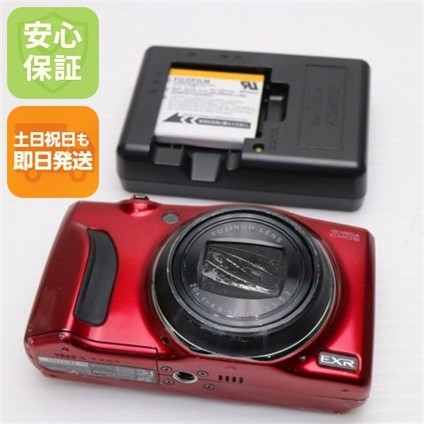 良品FinePix F770EXR レッド デジカメ FUJIFILM 30