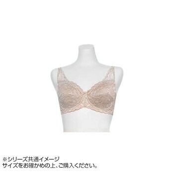 TAMURA Yauco 総レース背付きノンワイヤーフルカップブラジャー TYB55 フラックスベージュ C90