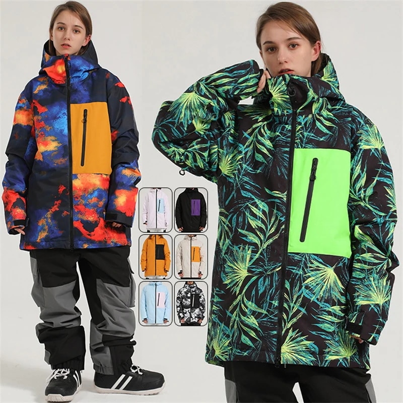 【急速出荷!】スノーボードウェア メンズ レディース ジャケット 単品 スキーウェア スノボウェア スノボ ボード ウエア スノボーウェア 大きいサイズ 防風防水防雪防寒保温通気 耐摩擦 韓国