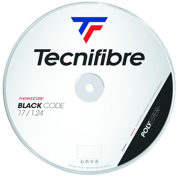 テクニファイバー Tecnifibre BLACK CODE 1.24 200m テニス 硬式ガット 04RBL124XR