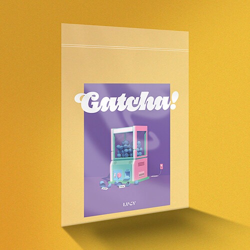 LUCY Gatcha! ALBUM Single 4th album Gatcha SEALED NEW