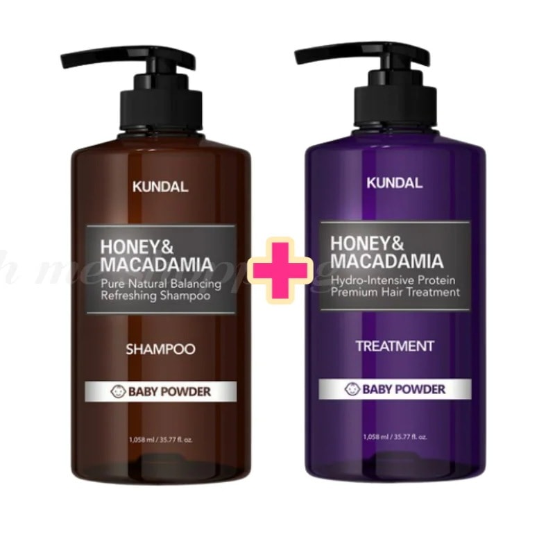 クンダル ハニーアンドマカデミア [ベビーパウダーシャンプー1058ml&トリートメントセット1058ml] 5,670円
