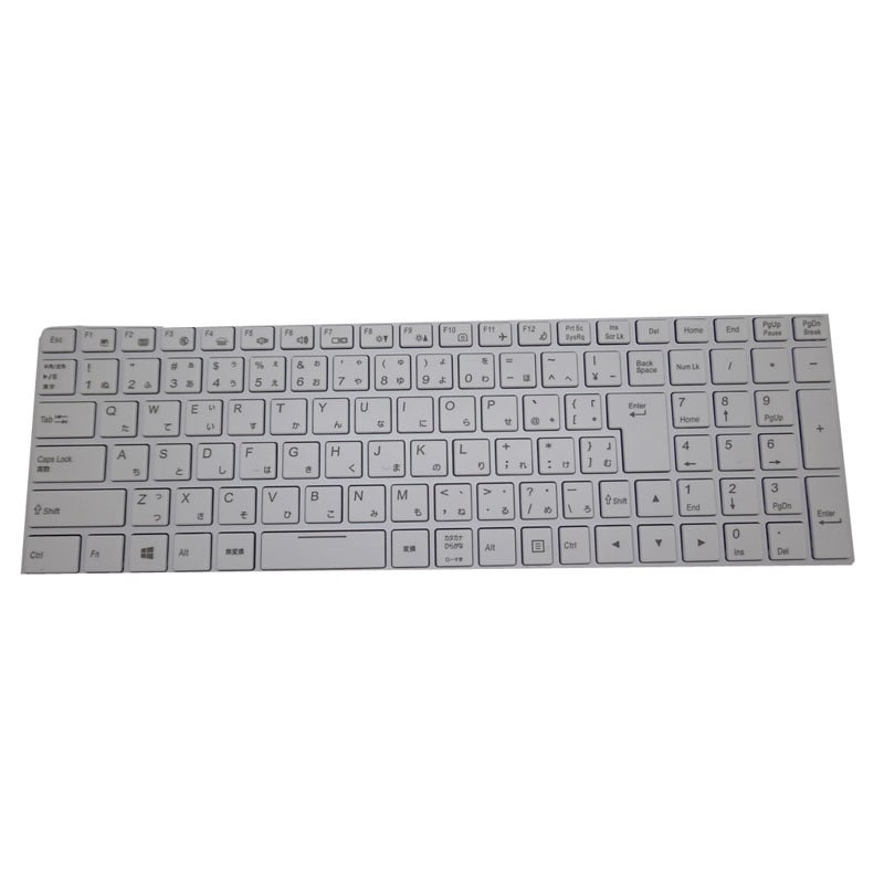 ノートパソコンキーボード 用ラ CLEVO N250 CVM15F30J0-4301 6-80-N25L0-210-1 日本 JP 白枠付き