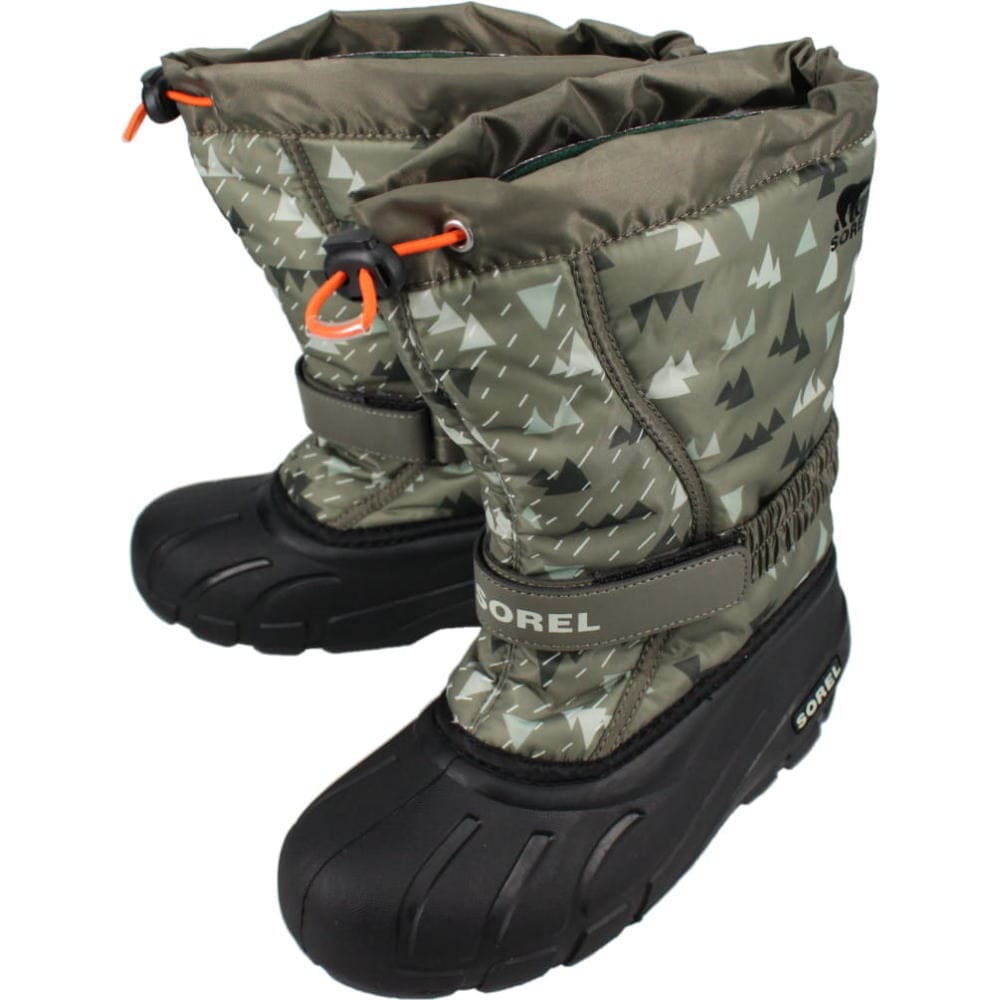 子供 ブーツ ユース フルーリー プリント YOUTH FLURRY PRINT ストーングリーン/ブラック NY3504-397【GHFF】