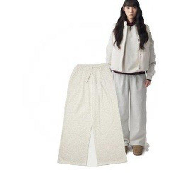 女性用バックブラシワンタックワイドパンツ10540-138-852-12X-SH