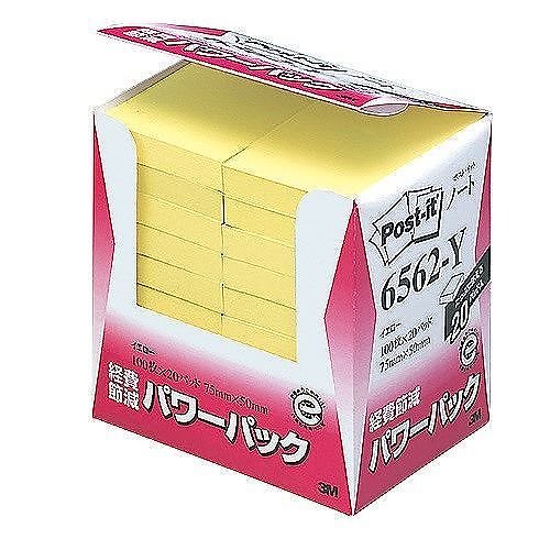 （まとめ買い）ポストイット 経費節減リサイクル紙パワーパック 6562-Y 00026386 [x3]