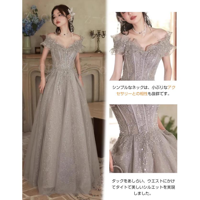 ドレス レディース 新作 ウエディングドレス パーティー エレガント 上品 花柄 レース 体型カバー お姫様 着痩せ 成人式 結婚式 披露宴 二次会 ピアノ