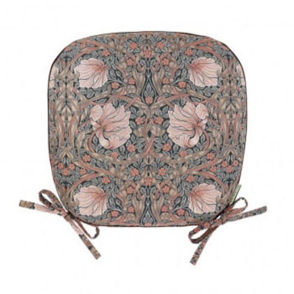 川島織物セルコン Morris Design Studio ピンパーネル ダイニングシートクッション 45cm×43cm LN1746 P ピンク