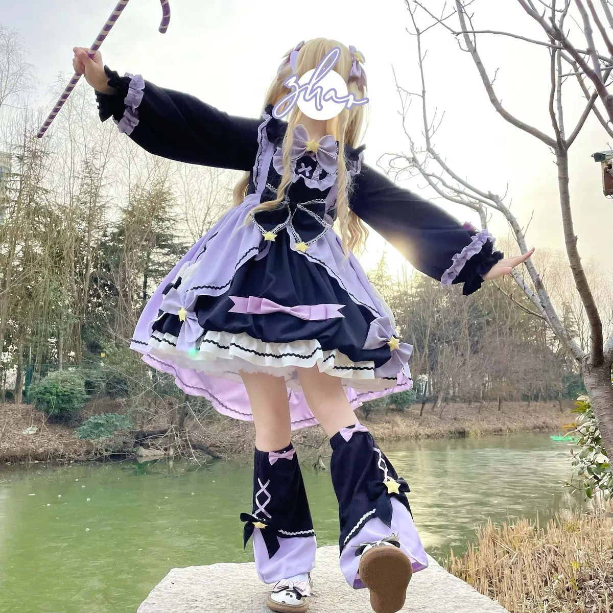 キュートロリータ[マジックキャット］ロリータドレスOP魔女