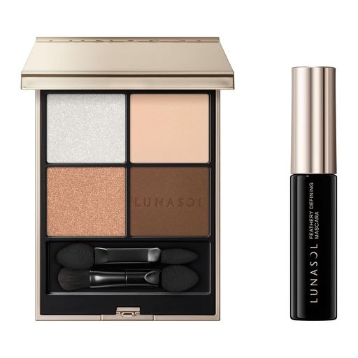 ルナソル(LUNASOL) アイカラーレーションN 15 キット【アイシャドウ】【マスカラミニセット】 FlawlessClarity