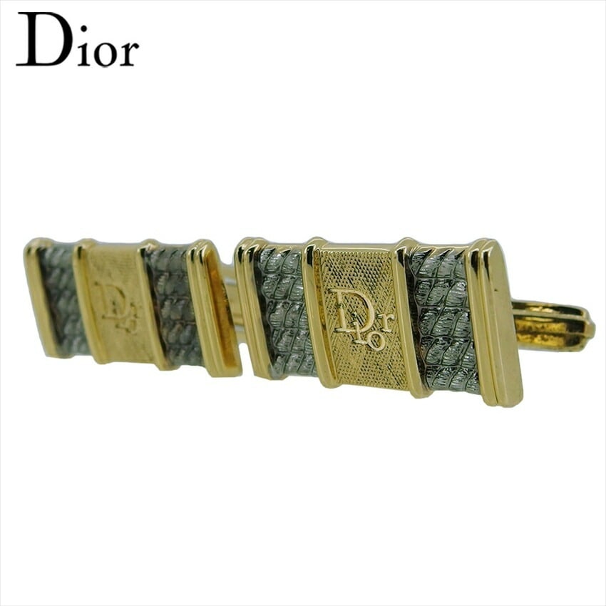 カフス アクセサリー メンズ ゴールド シルバー 中古