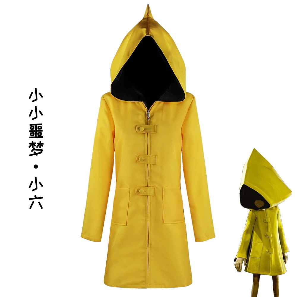 K932小さな悪夢の小さな六cos服の小さな悪夢の演技服のゲームの飢えた子供