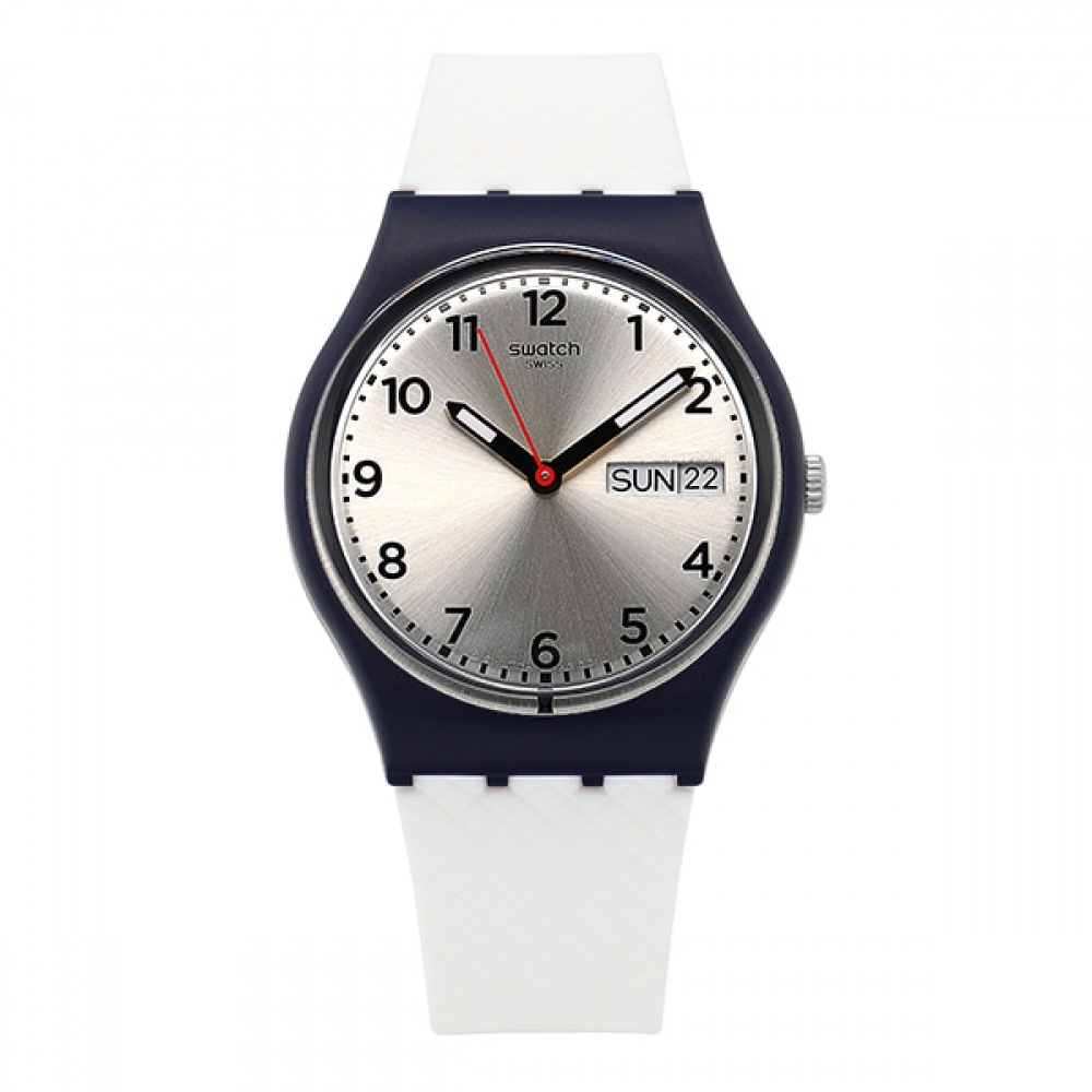 Swatch GN720 テックモードホワイトディライトパブリックウレタンウォッチ