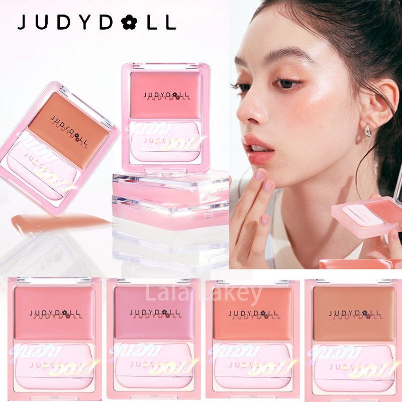 Qoo10] JUDYDOLL 水光チーククリーム パフ付き パステルブ : ポイント