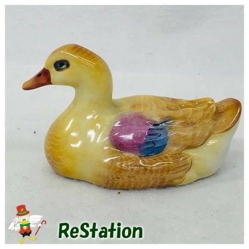 【中古】ヘレンドデコイ鴨フィギリンfishnet colors