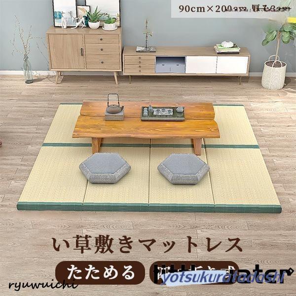 畳マットレス い草 マットラグ 折りたたみ 畳ベッド ル 消臭 吸汗 除湿 吸湿 防カビ 布団 いぐさ 敷きパッド 置き畳 ござ