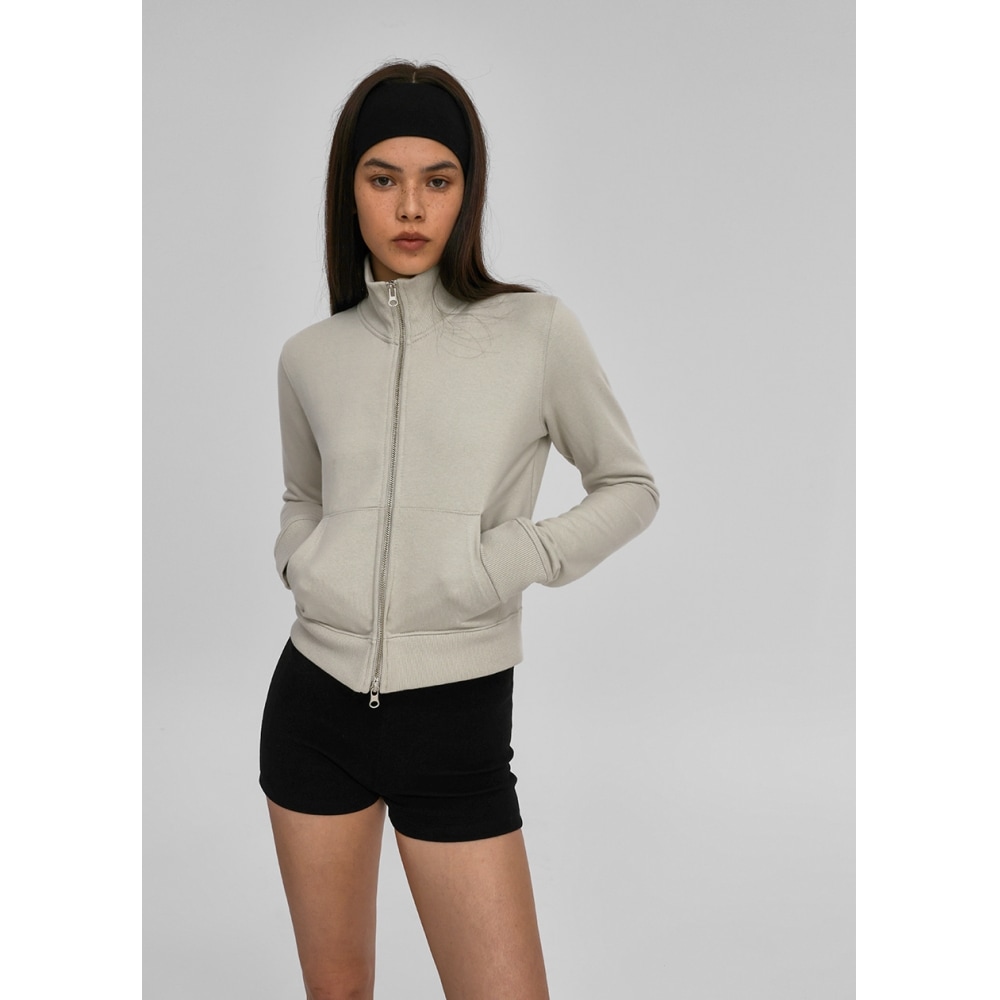 ブラックアップ [B-BASIC] ヘビーコットンハイネックジップアップ