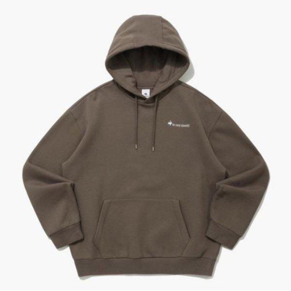 フーディー NQJ QP423THDO1-BRW トロフィー刺繍起毛フード / BROWN