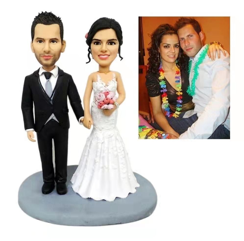 【オーダーメイド】3D肖像画 似顔絵 人形 フィギュア 結婚祝い 周年記念日 カップル 彼氏 彼女 夫婦 両親 贈呈品 記念品