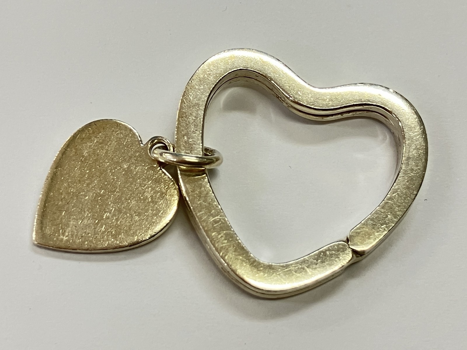 TIFFANY&Co. ティファニー キーホルダー ハート キーリング シルバー925 シルバー【中古】 ユニセックス 6,880円