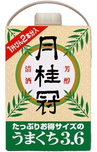 【送料無料】月桂冠 うまくちパック 3600ml 3.6L4本【北海道東北四国九州沖縄県は別途送料がかかります】
