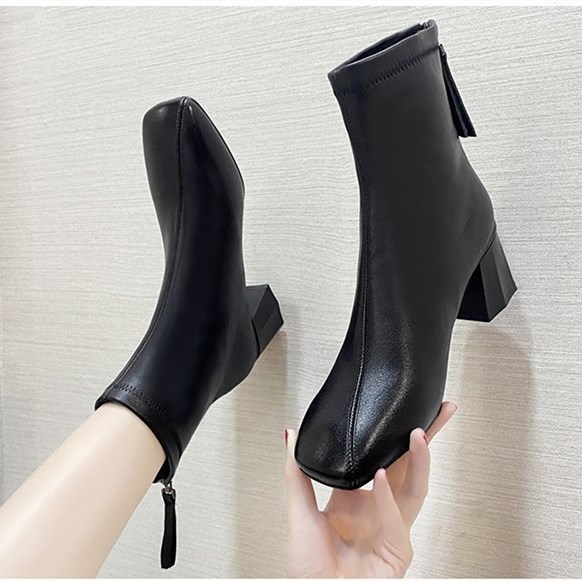 韓国ファッション 秋冬新作セクシーＵＰ気質 女性らしい 激安セール 秋 冬 ショートチューブ ソックスブーツ ショートブーツ ハイヒール ミドルチューブ
