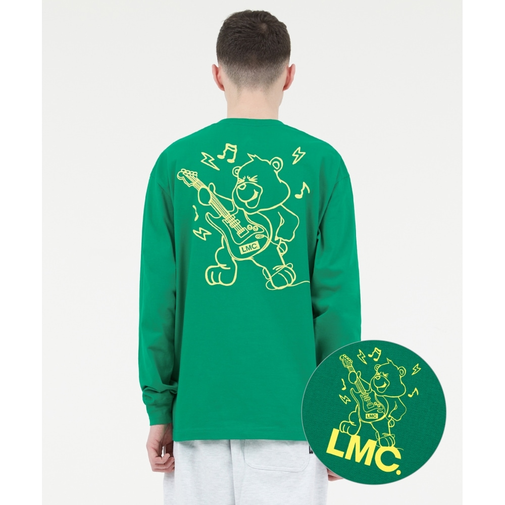 LMC PUNK BEAR ロング SLV TEE グリーン